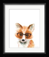 Fox in Glasses Fine Art Print