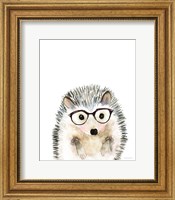 Hedgehog in Glasses Fine Art Print