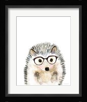 Hedgehog in Glasses Framed Print