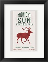 Midnight Sun Reindeer Feed v2 Fine Art Print