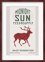 Midnight Sun Reindeer Feed v2 Fine Art Print