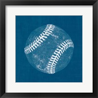 Ball Four Blueprint I Framed Print