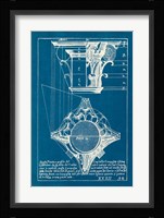 Architectural Drawings X Blueprint Fine Art Print
