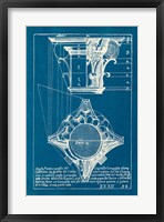 Architectural Drawings X Blueprint Fine Art Print