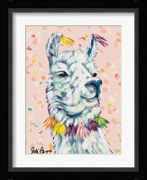 Drama Llama II Framed Print