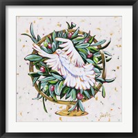 Globe Peace Framed Print