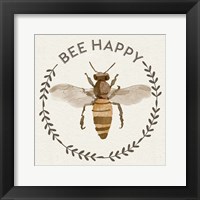 Bee Hive I-Bee Happy Fine Art Print