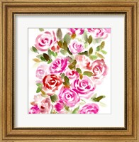 Bunches of Pink Square Fine Art Print