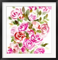 Bunches of Pink Square Fine Art Print