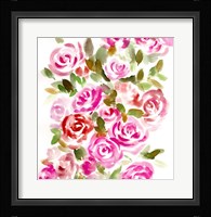 Bunches of Pink Square Fine Art Print