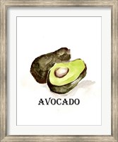 Veggie Sketch II-Avocado Fine Art Print