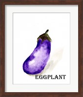 Veggie Sketch VII-Eggplant Fine Art Print