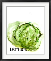 Veggie Sketch IX-Lettuce Fine Art Print