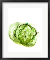 Veggie Sketch plain IX-Lettuce Fine Art Print