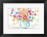 Bright Poppies Vase Fine Art Print