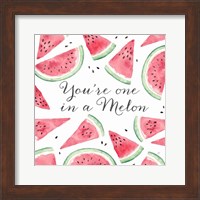 Fresh Fruit Sentiment III-Melon Fine Art Print