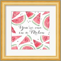 Fresh Fruit Sentiment III-Melon Fine Art Print