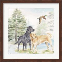 Woodland Dogs I Fine Art Print