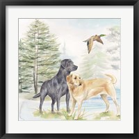 Woodland Dogs I Fine Art Print