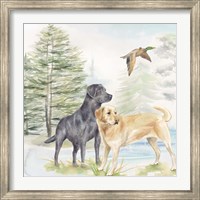 Woodland Dogs I Fine Art Print