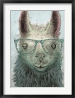 Colorful Llama panel I Fine Art Print
