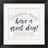 Bathroom Humor II-Great Day Framed Print