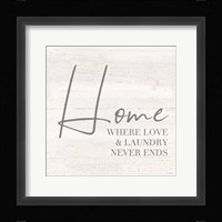 Laundry Room Humor III-Home Framed Print