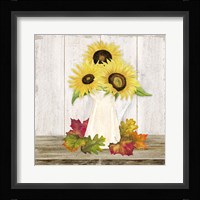 Fall Sunflowers II Framed Print
