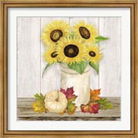 Fall Sunflowers III Fine Art Print