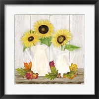 Fall Sunflowers IV Framed Print