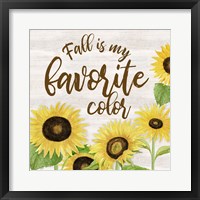 Fall Sunflower Sentiment II-Favorite Fine Art Print