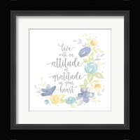 Kellys Garden I-Attitude Framed Print