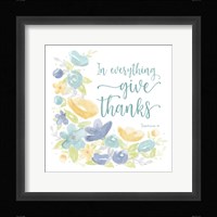 Kellys Garden V-Give Thanks Framed Print