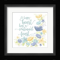 Kellys Garden VII-Happy Heart Framed Print