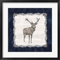Blue Cliff Mountains II-Deer Fine Art Print