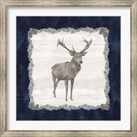 Blue Cliff Mountains II-Deer Fine Art Print