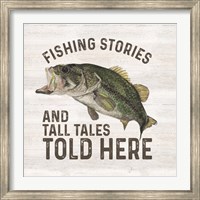 Less Talk More Fishing I-Tall Tales Fine Art Print