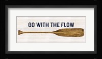 Less Talk More Fishing panel II-Flow Framed Print