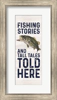 Less Talk More Fishing vertical I-Tall Tales Fine Art Print