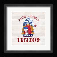 Patriotic Gnomes II-Freedom Framed Print