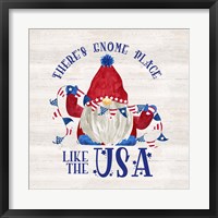 Patriotic Gnomes III-USA Fine Art Print