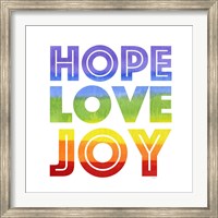 Rainbows VII-Hope Love Joy Fine Art Print