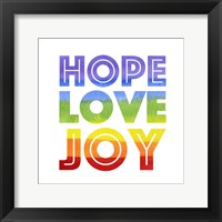Rainbows VII-Hope Love Joy Fine Art Print