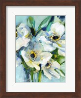 White Floral Still Life Fine Art Print