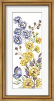 Wildflower Stem panel VI Fine Art Print