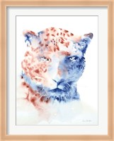 Copper and Blue Cheetah Fine Art Print