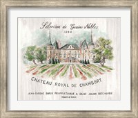 Chateau Chambort on Wood Color Fine Art Print