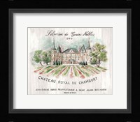 Chateau Chambort on Wood Color Fine Art Print
