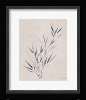 Soft Summer Sketches III Navy Framed Print