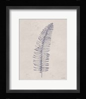 Soft Summer Sketches I Navy Framed Print